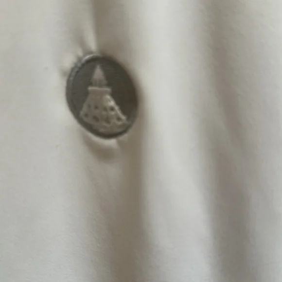 NWT Straight Down White Quarter-Zip Pullover - Picture 3 of 9